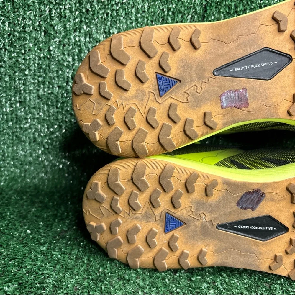 Brooks Catamount Trail Running Lace Up Shoes Black Yellow Mens Size 10 - Picture 10 of 12